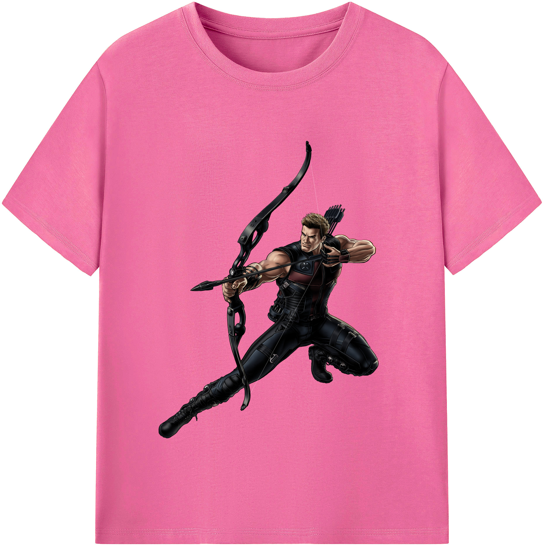 （画像用） アベンジャーズ The Avengers レディースカジュアルプリントTシャツ（綿100％）